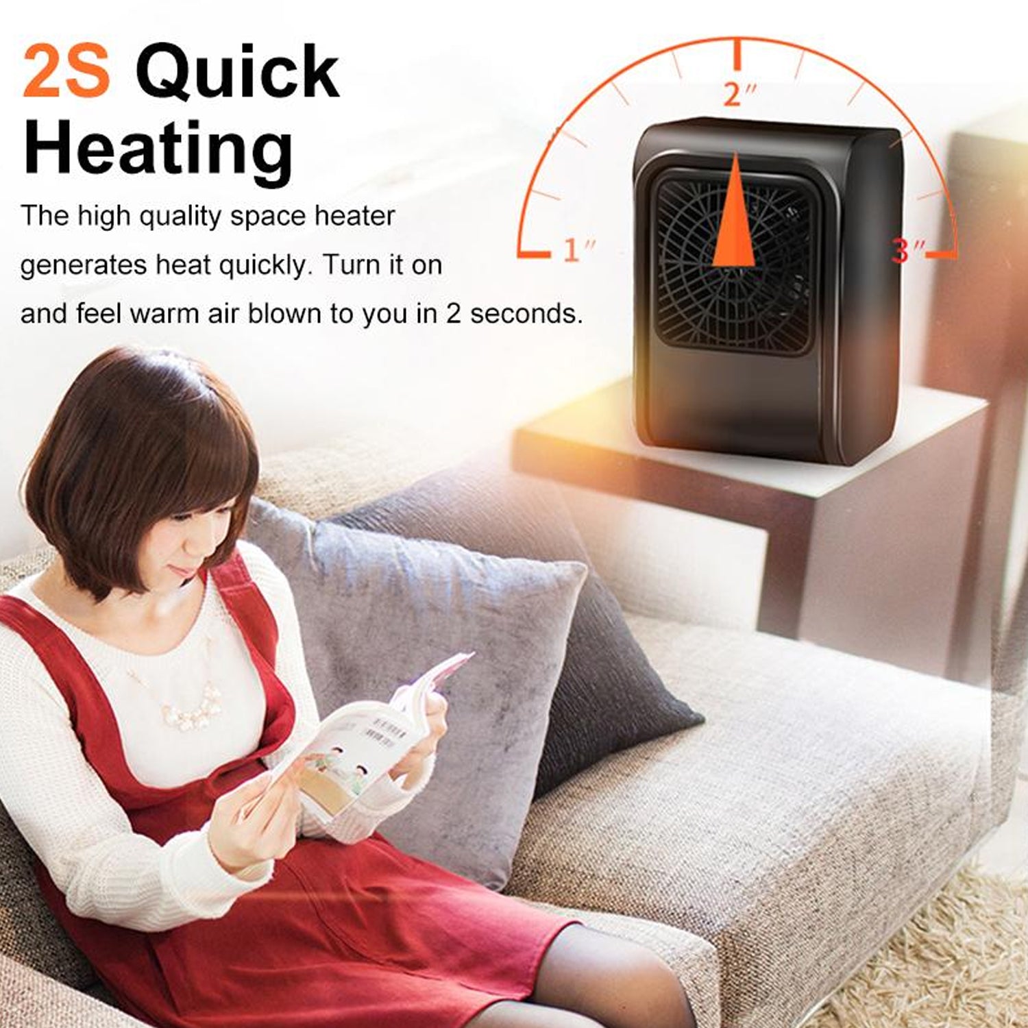 6645 Warm Wind Room Heater 220v Heater For Office  Bedroom Use Heater 6645 Warm Wind Room Heater 220v Heater For Office  Bedroom Use Heater